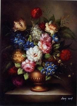 unknow artist Floral, beautiful classical still life of flowers.060 oil painting image